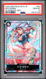 PSA 10 GEM MINT Japanese One Piece 2025 Nico Robin OP12-087 Legacy of the Master