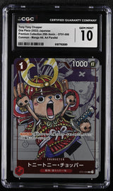 CGC 10 GEM MINT One Piece 2022 Tony Tony Chopper ST01-006 Parallel 25th ANV.