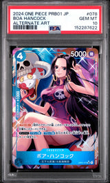 PSA 10 GEM MINT Japanese One Piece 2024 Boa Hancock OP01-078 THE BEST PRB-01