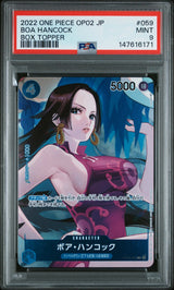 PSA 9 MINT JAPANESE ONE PIECE 2022 Boa Hancock OP02-059 Paramount War Box