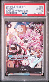PSA 10 GEM MINT JAPANESE ONE PIECE 2023 Perona OP06-093 Alt Art