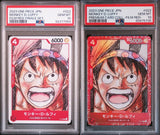 SET 2 PSA 10 GEM MINT JAPANESE ONE PIECE MONKEY D. LUFFY FILM RED P-022