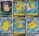 SET 6 Japanese Pokemon PIKACHU V-MAX 001/028 020-024/028 S8a NM