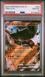 PSA 10 GEM MINT JAPANESE POKEMON 2023 TING-LU ex 049/071 SV2D