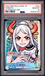PSA 10 GEM MINT JAPANESE ONE PIECE 2025 Yamato OP06-022 Wings Alternate Art