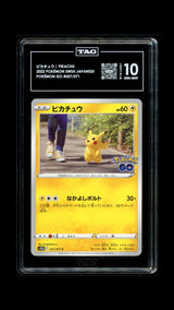 TAG 10 GEM MINT JAPANESE POKEMON 2022 PIKACHU 027/071 S10b