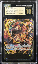 CGC 10 PRISTINE JAPANESE ONE PIECE 2024 PORTGAS D. ACE ST13-002 PREMIUM COLL.