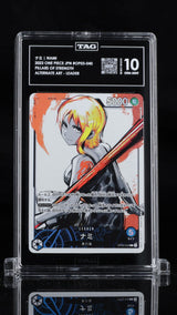 TAG 10 GEM MINT JAPANESE ONE PIECE 2023 NAMI OP03-040 ALTERNATE ART