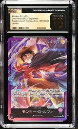 CGC 10 PRISTINE Japanese One Piece 2023 Monkey D. Luffy OP05-060 Awakening