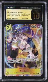 CGC 10 PRISTINE JAPANESE ONE PIECE 2023 ENEL OP05-100 ALTERNATE ART