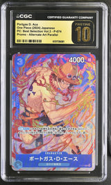 CGC 10 RPISTINE Japanese One Piece 2024 Portgas D. Ace P P-074 Selection Vol. 3