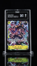 TAG 9 MINT Japanese One Piece 2024 Monkey D Luffy OP10-111 ALTERNATE ART