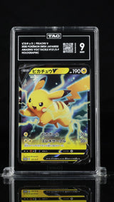 TAG 9 MINT JAPANESE POKEMON 2020 PIKACHU V 121/S-P PROMO