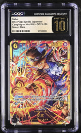 CGC 10 PRISTINE Japanese One Piece 2025 Monkey D. Luffy OP13-120 Carrying