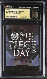 CGC 10 PRISTINE Japanese One Piece 2025 DON!! Card Night Sky ONE PIECE DAY'25