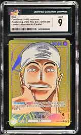 CGC 9 MINT Japanese ONE PIECE 2023 ENEL OP05-098 ALTERNATE ART