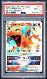 PSA 10 GEM MINT Japanese Pokemon 2022 Charizard VSTAR 014/172 VSTAR Univers S12a