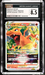 CGC 8.5 NM/MINT+ Japanese Pokemon 2022 Charizard VSTAR 014/172 Univers S12a