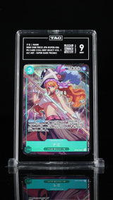 TAG 9 MINT JAPANESE ONE PIECE 2024 Nami OP02-036 Vol. 1 SUPER RARE ALT ART