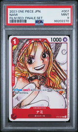 PSA 9 MINT JAPANESE ONE PIECE 2023 NAMI ST01-007 FILM RED: FINALE SET