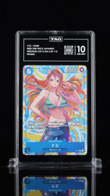 TAG 10 GEM MINT Japanese One Piece 2025 Nami P-112 Meet Up Event Promos