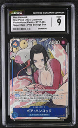 CGC 9 MINT JAPANESE ONE PIECE 2024 Boa Hancock ST17-004 PRB Storage Box