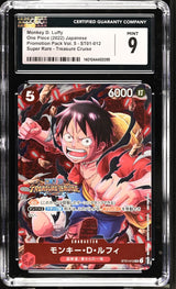 CGC 9 MINT Japanese One Piece 2022 Monkey D. Luffy ST01-012 Promotion VOL.5