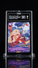 TAG 9 MINT JAPANESE ONE PIECE 2024 Monkey D. Luffy P-041 EMOTION