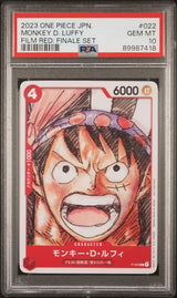 PSA 10 GEM MINT Japanese One Piece 2023 MONKEY D. LUFFY P-022  FILM RED: FINALE
