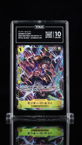 TAG 10 GEM MINT Japanese One Piece 2024 Monkey D Luffy OP10-111 ALTERNATE ART