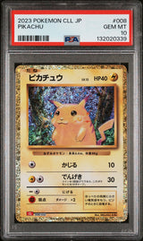 PSA 10 GEM MINT Japanese Pokemon 2023 Pikachu 008/032 Trading Card Game CLL