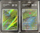 SET 2 TAG 10 GEM Japanese Pokemon Card Bulbasaur Ivysaur 166/165 167/165 SV2a