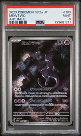 PSA 9 MINT JAPANESE POKEMON 2023 MEWTWO 183/165 POKEMON 151 ART RARE SV2a