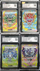 SET 4 CGC 10 GEM Japanese Pokemon 2024 Ogerpon ex 201-204-208-216/187 Fest EX