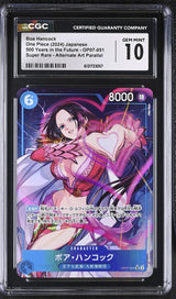 CGC 10 GEM MINT Japanese One Piece 2024 BOA HANCOCK OP07-051 ALTERNATE ART