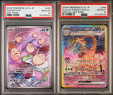 Set 2 PSA 10 GEM Japanese Pokemon Alolan & Exeggcute 065/064 089/064 SV7a