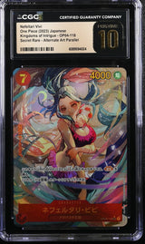 CGC 10 PRISTINE JAPANESE ONE PIECE 2023 Nefertari Vivi OP04-118 ALTERNATE ART