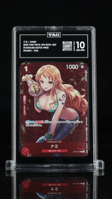 TAG 10 GEM MINT JAPANESE ONE PIECE 2022 Nami ST01-007 Standard Battle WINNER