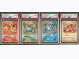 PSA 10 SET4 THAI Pokemon CharizardVenusaurBlastoisePikachu 001-003 007/025 S8a