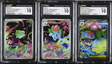 SET 3 CGC 10 JAPANESE POKEMON 2025 Venusaur Bulbasaur Ivysaur 64 065 076/063 M1L