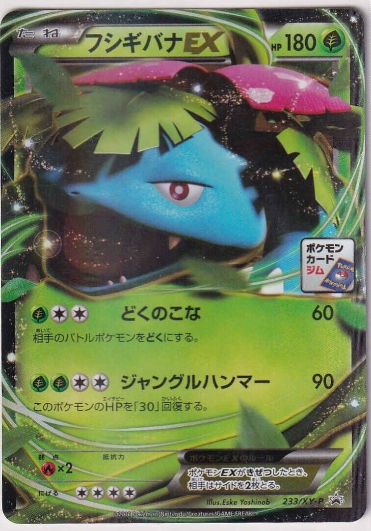 Japanese Pokemon Card Venusaur EX 233/XY-P Gym Promo