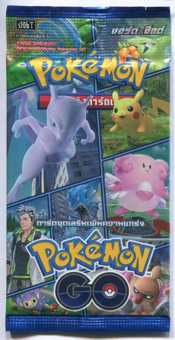 THAI Pokemon Card Sword & Shield Pokemon GO S10b Booster Pack SEALED