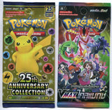 THAI Language Pokemon Set 2 SEALED Booster Pack 25th Ann. Collection VMAX Climax