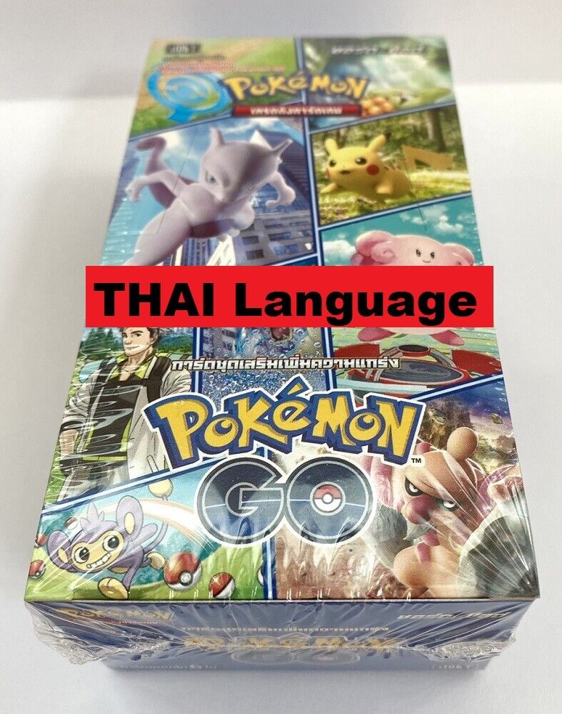 THAI Language Pokemon Card Sword & Shield Booster Box Pokemon Go s10b SEALED