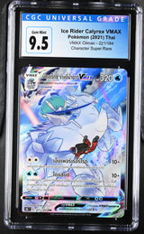 THAI Language Pokemon CGC 9.5 Ice Rider Calyrex VMAX Climax 221/184 CSR S8b