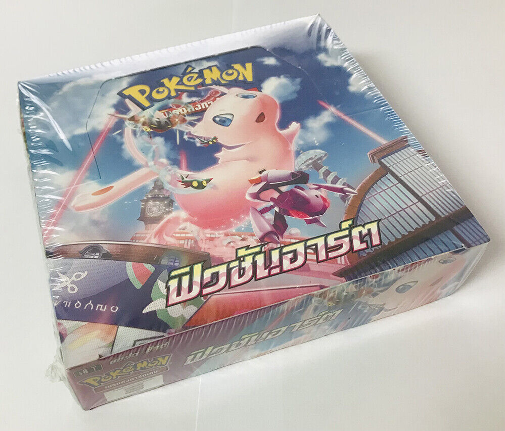 THAI Language Pokemon Card Fusion Arts S8 Trading Cards Game Sealed Booster Box